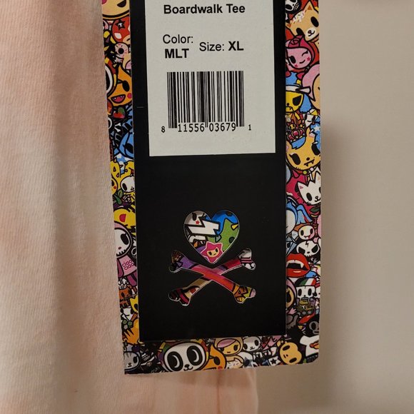 NEW WITH TAGS TOKIDOKI WOMEN'S T SHIRT MERMICORN UNICORN MERMAID XL - Picture 4 of 5